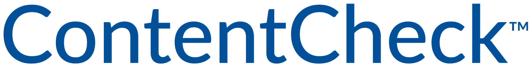 ContentCheck Wordmark Only_Blue